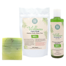 Load image into Gallery viewer, Vaginal Health And Wellness Ph Balance Organic Herbal Product Trio