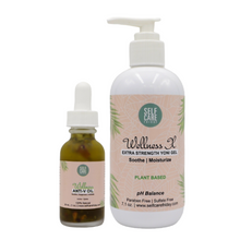 Load image into Gallery viewer, Anti-V Herbal Spine & Vulva Oil And Extra Strength Yoni Shower Gel