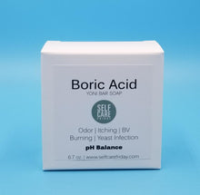 Load image into Gallery viewer, Low Lather Ph Balance Boric Acid Yoni Yeast Infection Healing Bar Soap