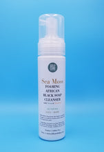 Load image into Gallery viewer, Sea Moss Foaming African Black Soap Cleanser with Neem & Turmeric