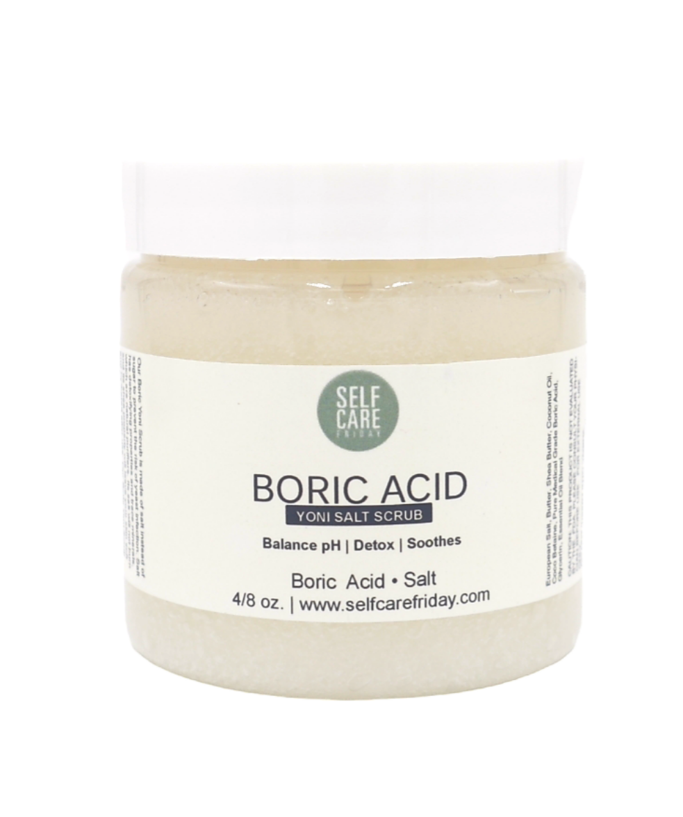 Himalayan And European Salt Boric Acid Yoni Healing Foaming Scrub