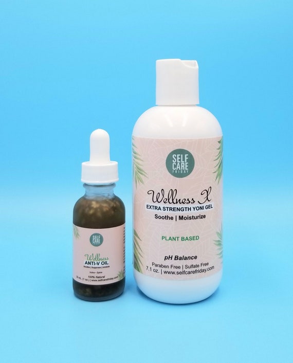 Anti-V Herbal Spine & Vulva Oil And Extra Strength Yoni Shower Gel